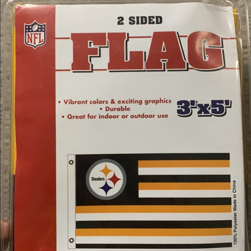 NWOT Steelers flag